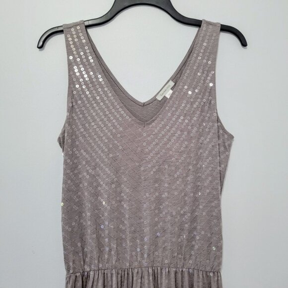 Garnet Hill Dresses & Skirts - Garnet Hill Festive Allover Sequin Sleeveless‎ Maxi Dress Size S Wedding Formal